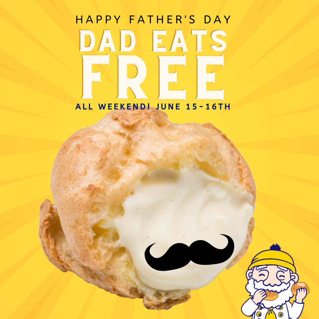 Celebrate Father's Day with Beard Papa's: A Sweet Weekend Promotion June 15th &amp; 16th