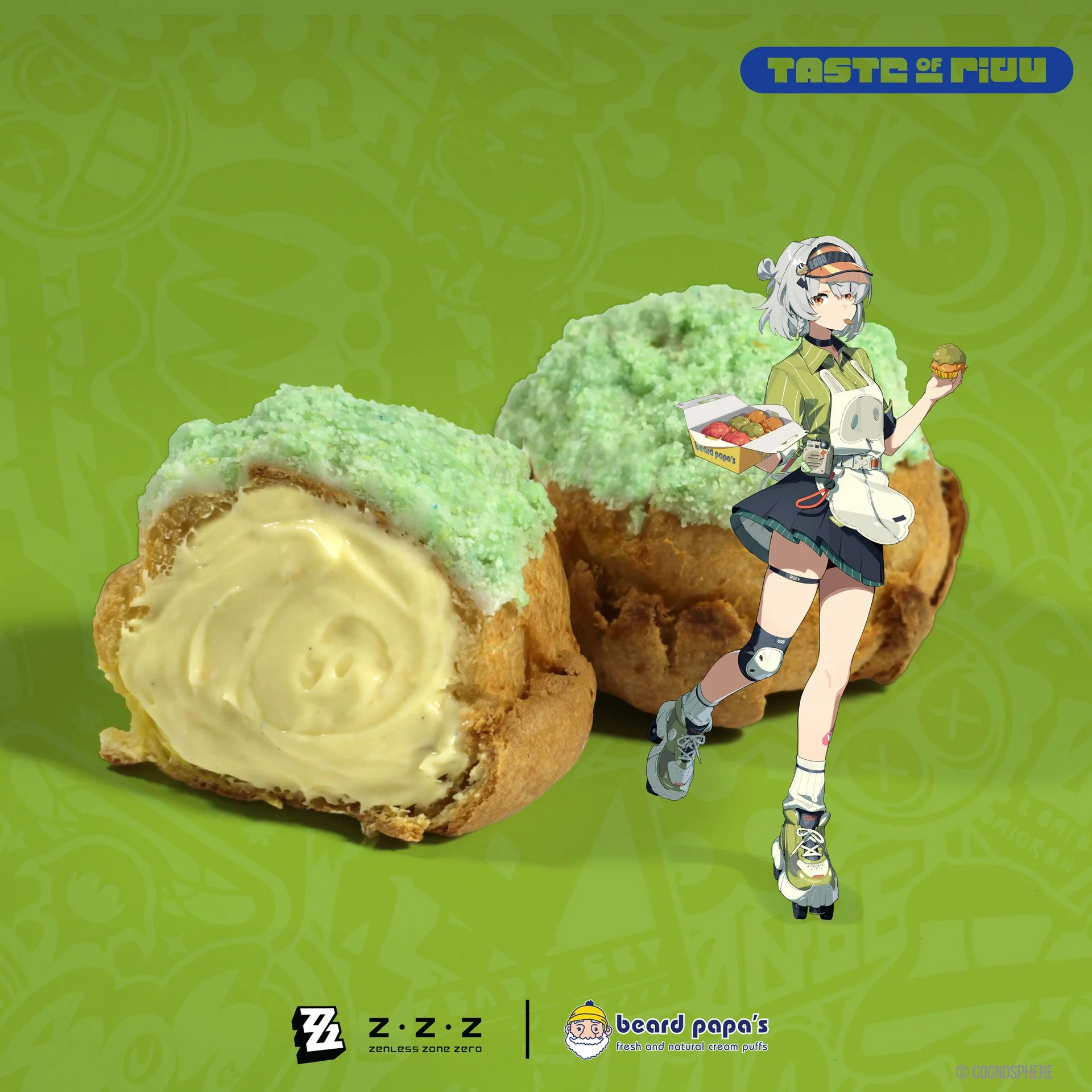 Beard Papa's Fresh Baked Japanese Cream Puffs