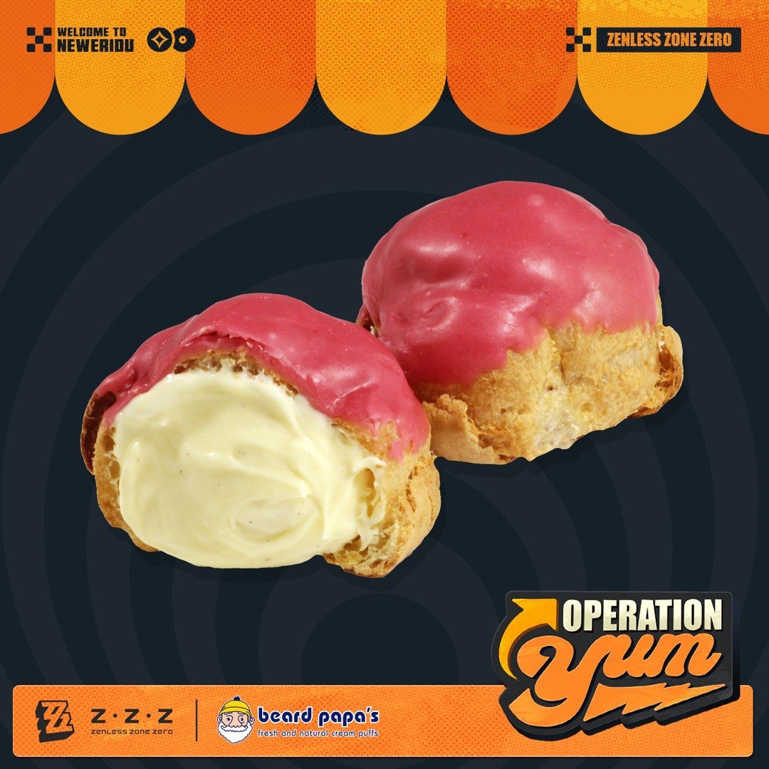 👑 New Flavor Unlocked: Royal Raspberry Cream Puff 
 Crafted for proxies and hollow explorers (and dessert lovers) everywhere &mdash; our limited-edition Royal Raspberry Cream Puff is filled with silky vanilla bean custard, topped with a bold raspber