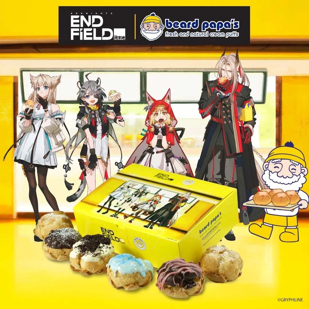 The frontier expands! ⭐Beard Papa&rsquo;s x Arknights: Endfield Collab!
🟡 Operator-inspired cream puffs.
🟡 Exclusive collectibles.
🟡 In-game rewards.
Who&rsquo;s pulling up on launch day Friday 4/3? 👀
Comment 🚀 and let us know who is in your squ