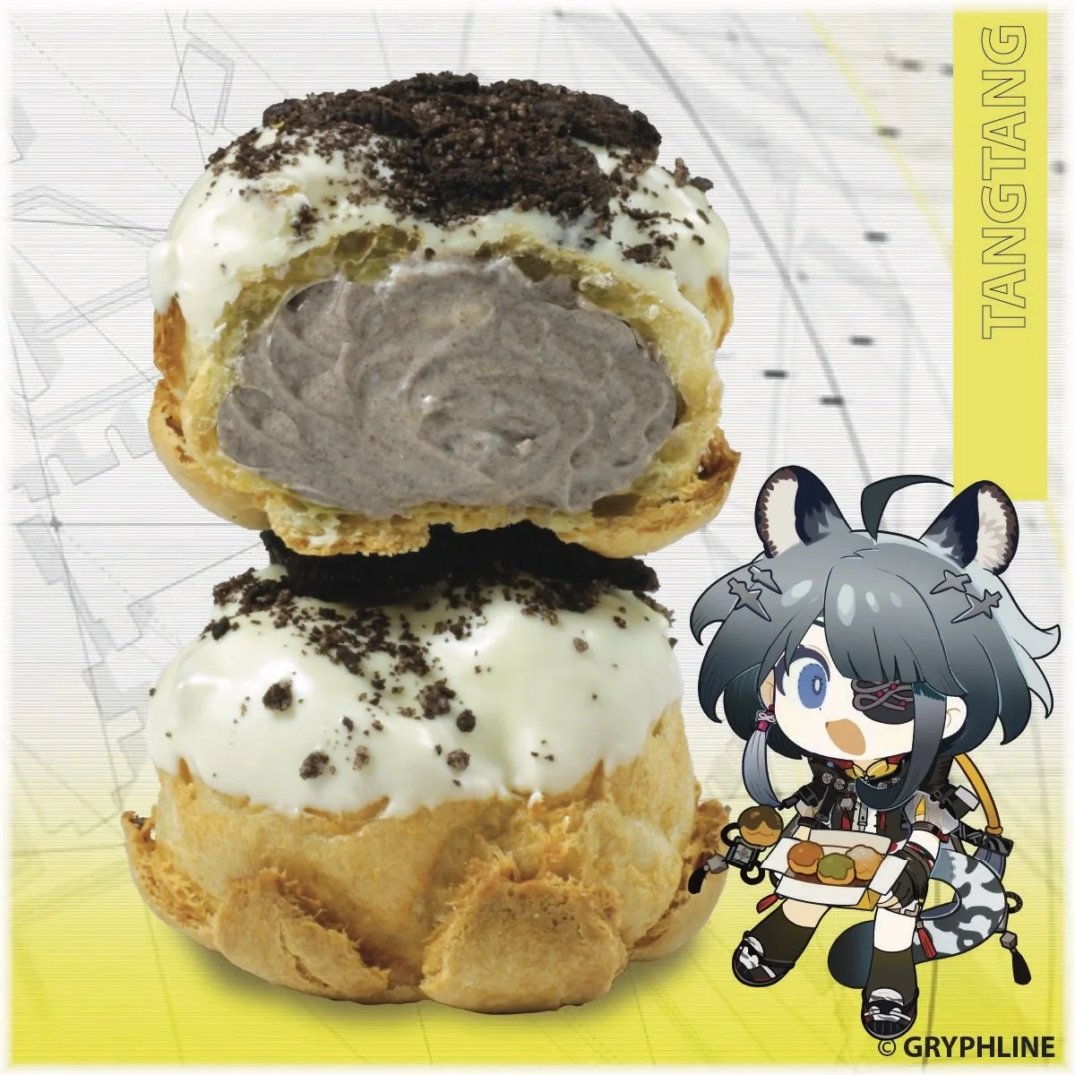 🍪 Tangtang
Oreo&trade; crumble shell
Oreo Cookies &amp; cream filling
That cross-section though.
Cookies &amp; cream is undefeated &mdash; agree or disagree? 👇

https://www.beardpapas.com/endfield

📍STORES USA:
Austin, TX 
Beaverton, OR (Portland 