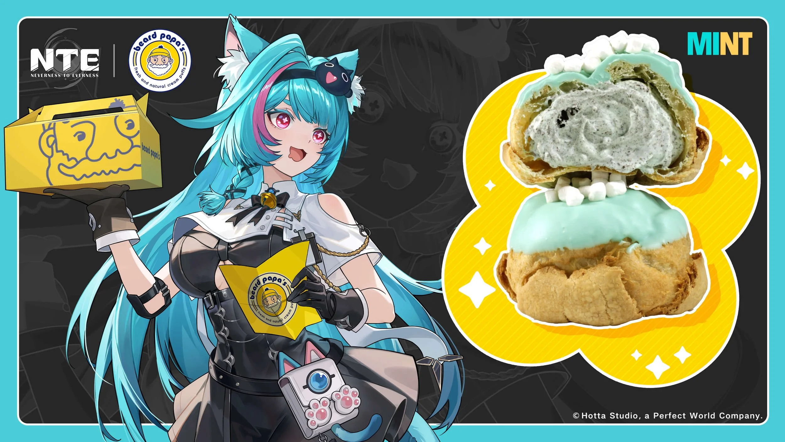 Beard Papa's Fresh Baked Japanese Cream Puffs