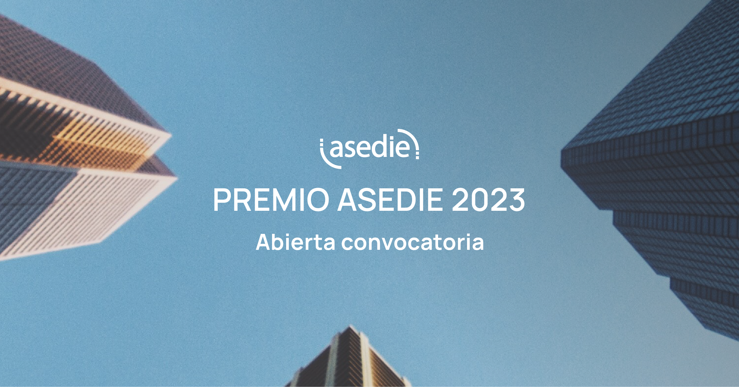 Abierta la convocatoria de la 11ª edición del Premio Asedie