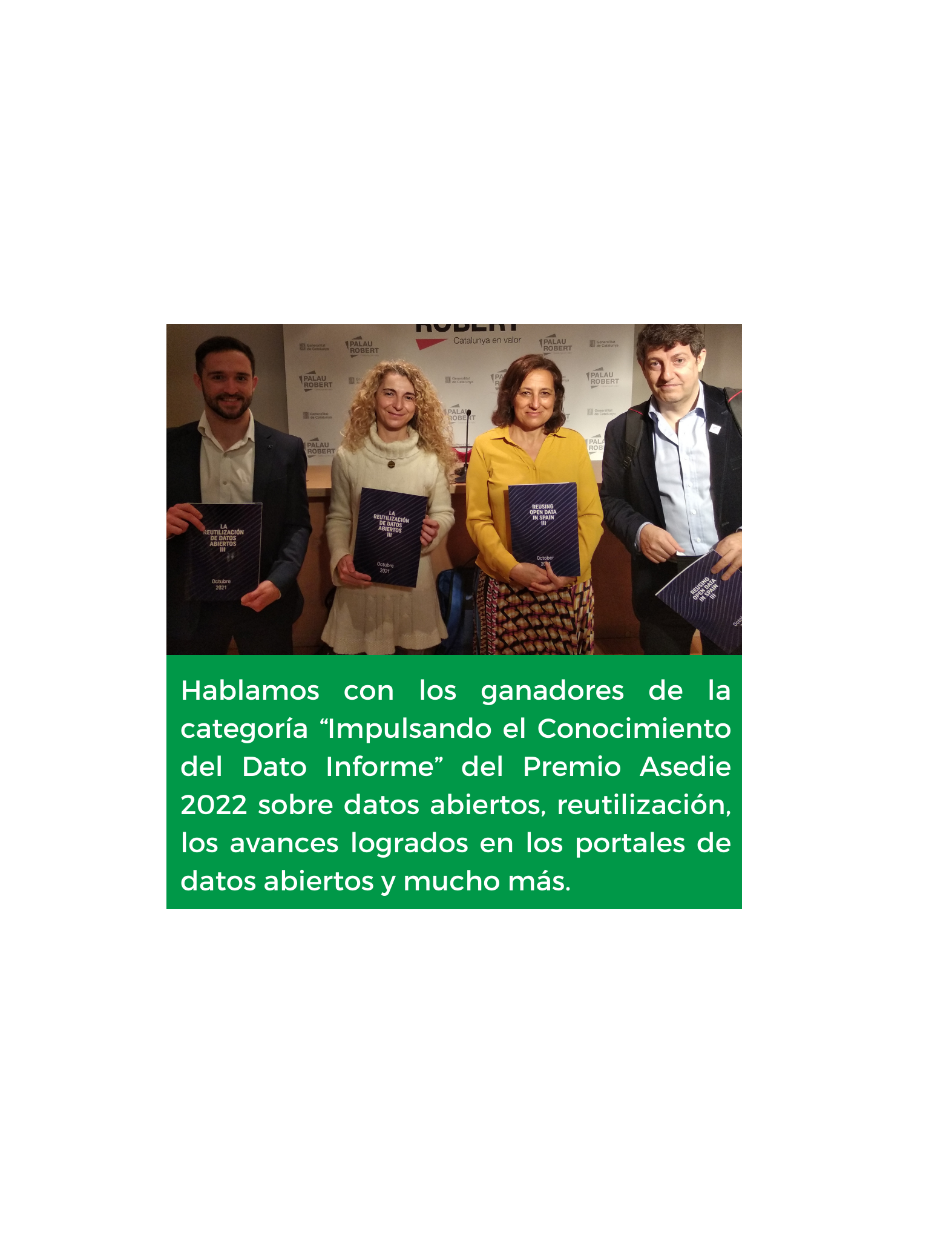 La combinación de datos abiertos del sector público y privado tiene un potencial enorme para la sociedad.