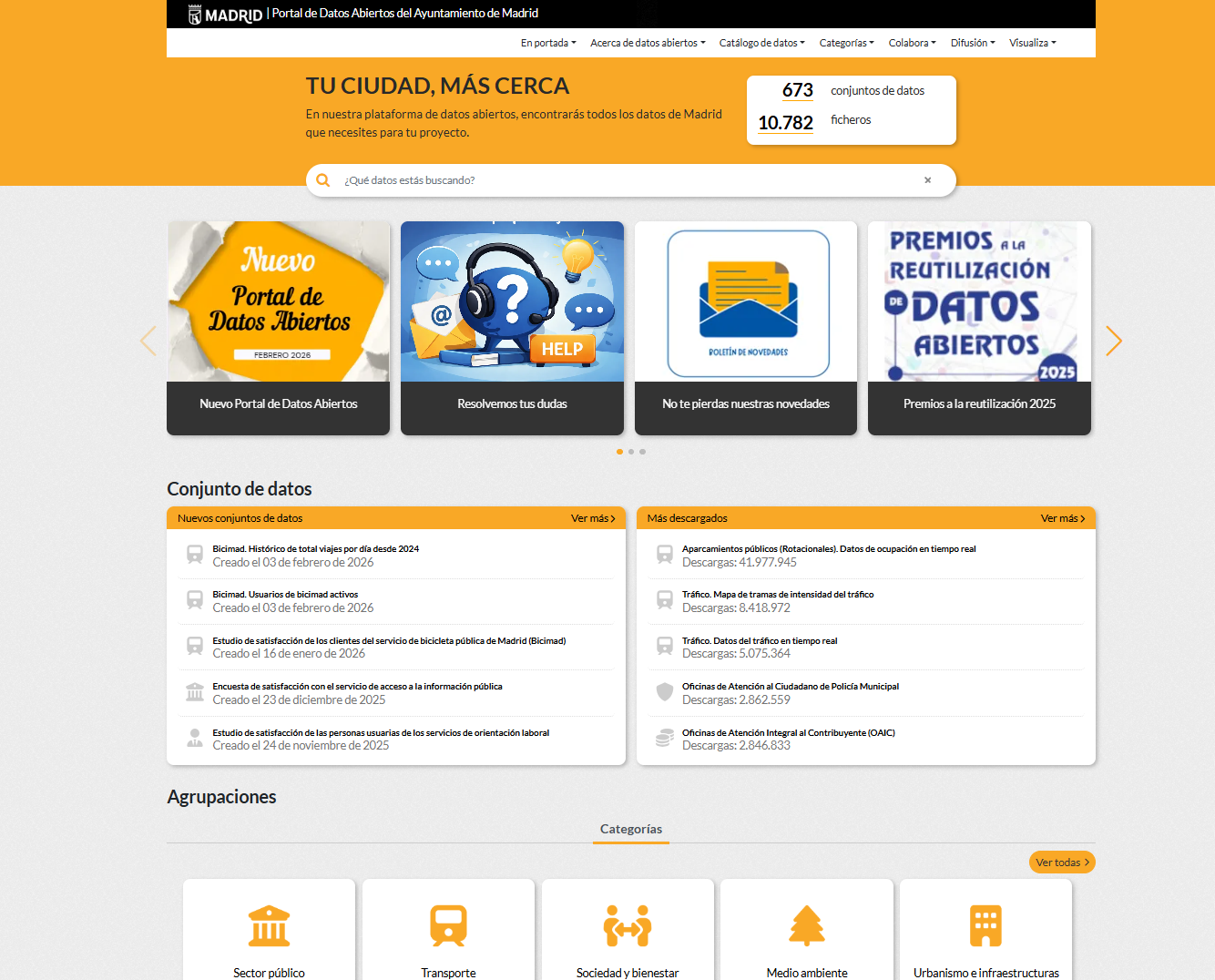 El Ayuntamiento de Madrid lanza su nuevo Portal de Datos Abiertos
