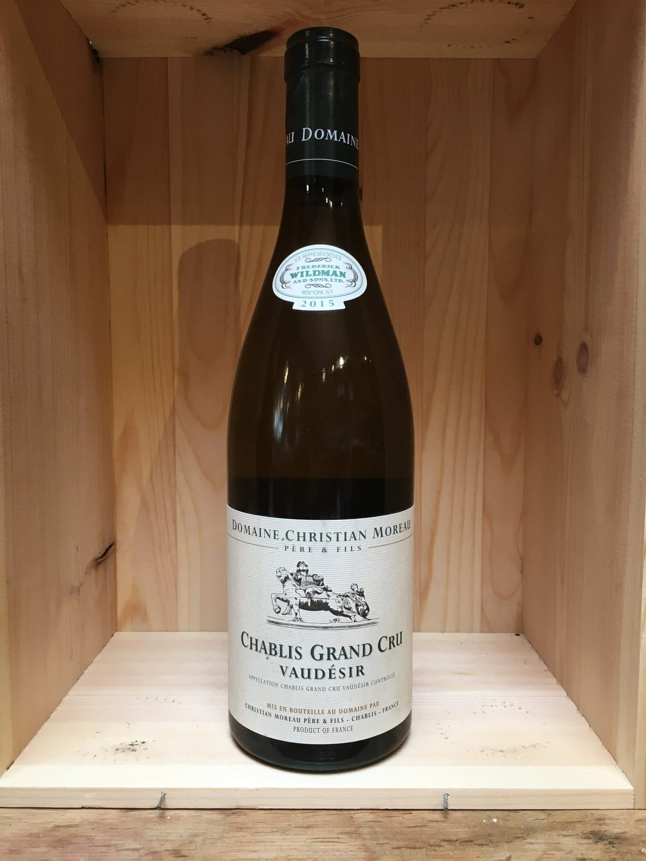 Domaine Christian Moreau Chablis Grand Cru "Vaudésir 2015