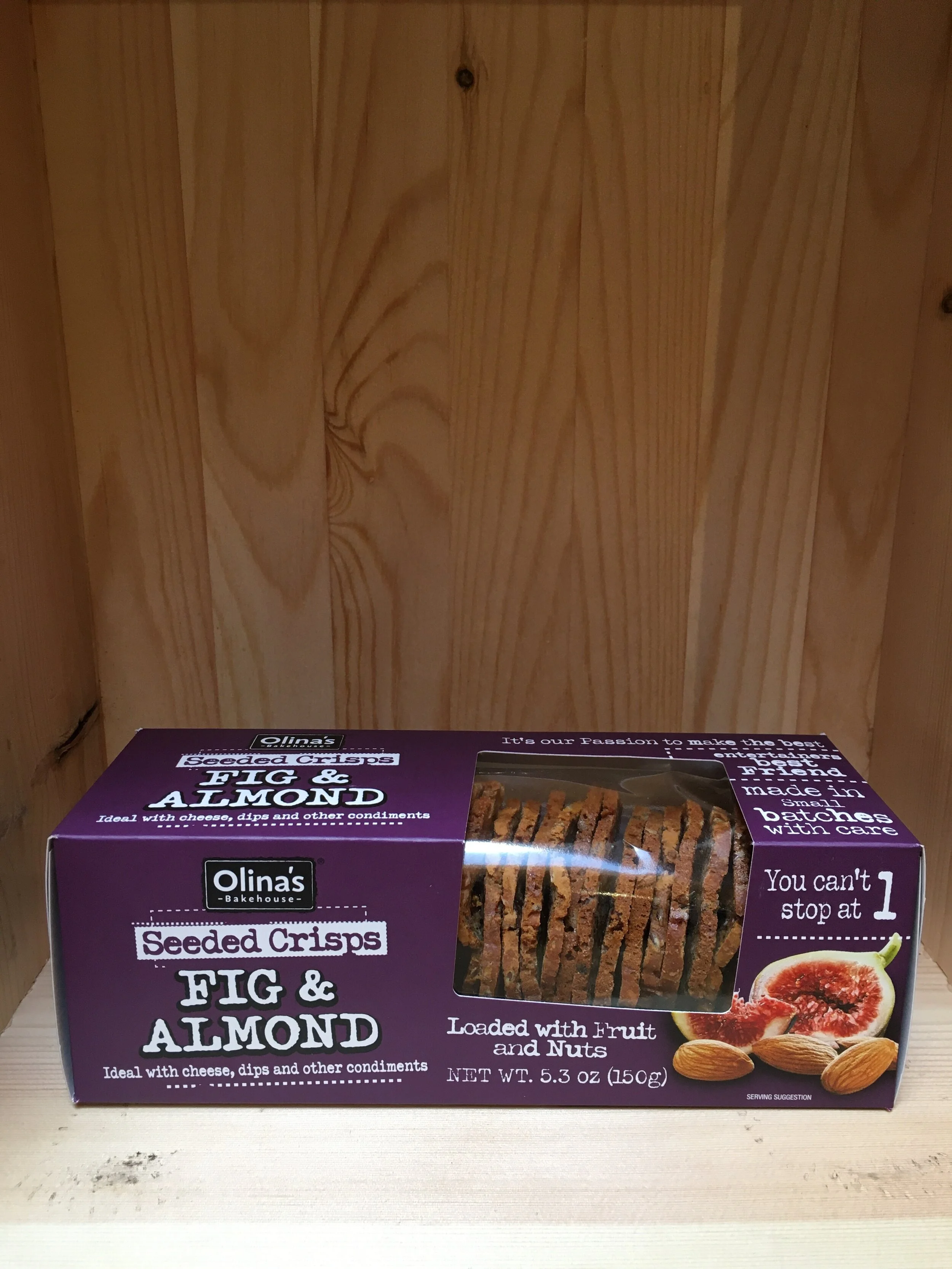 Olina's Fig and Almond crisps