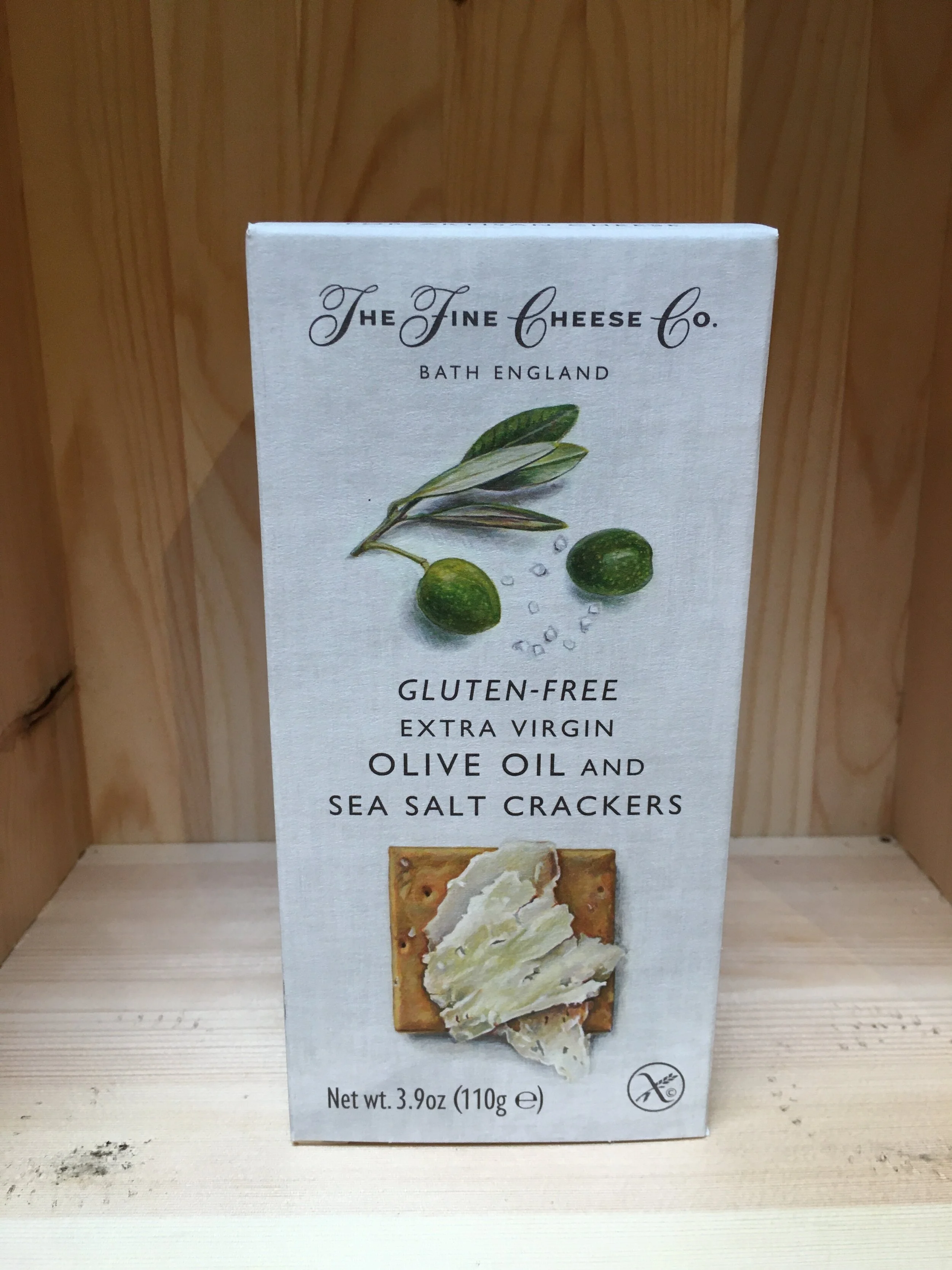 Fine Cheese Co. Gluten Free Sea Salt and Olive oil crackers
