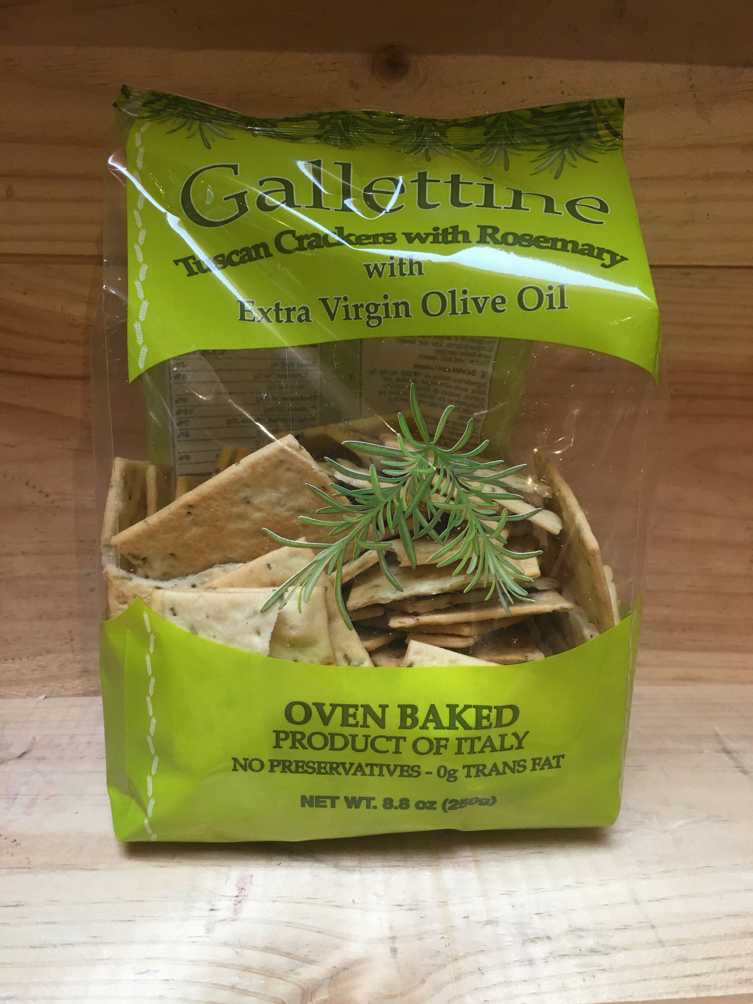 Galletine Rosemary Crackers