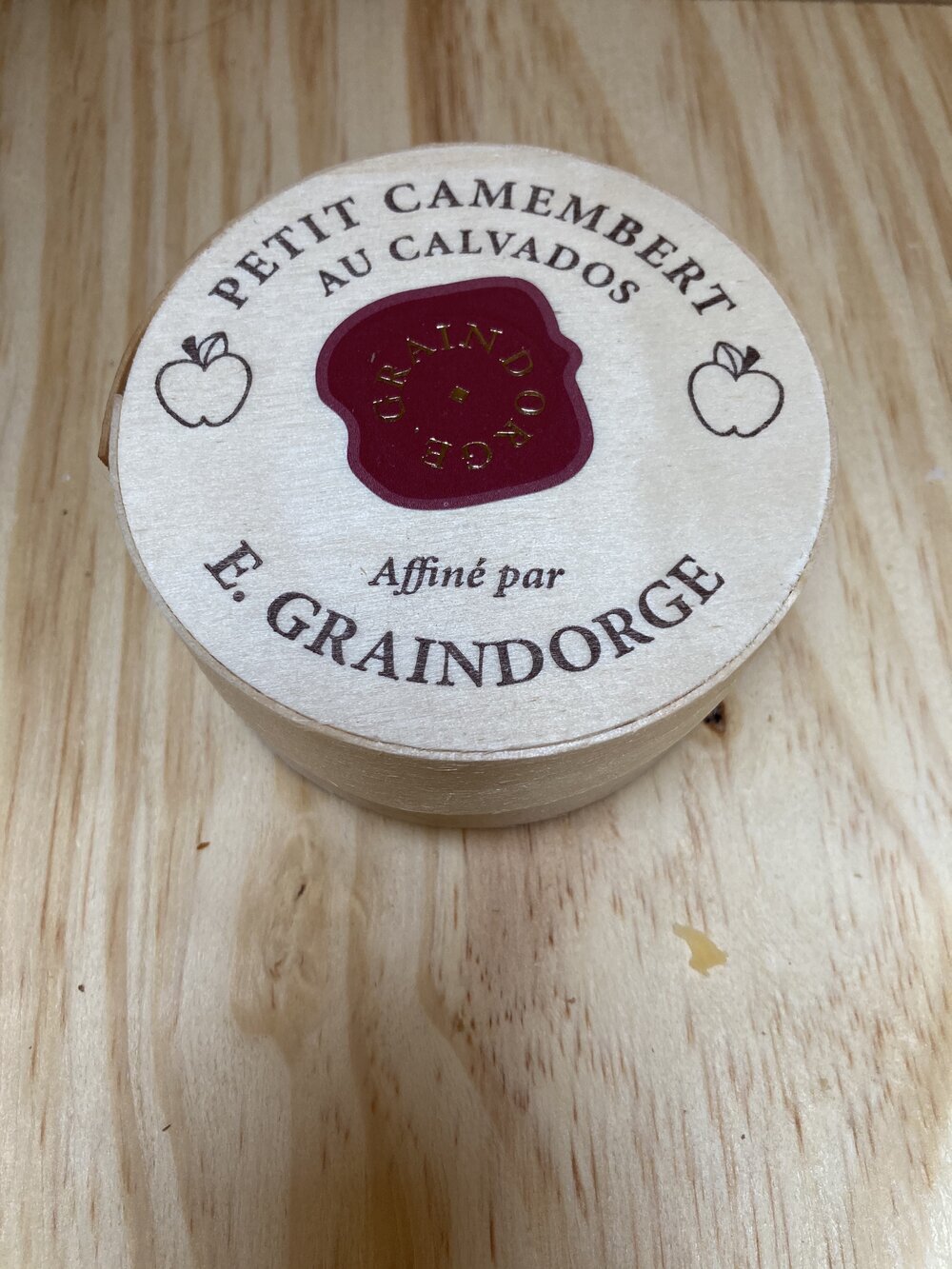 Petit Camembert with Calvados