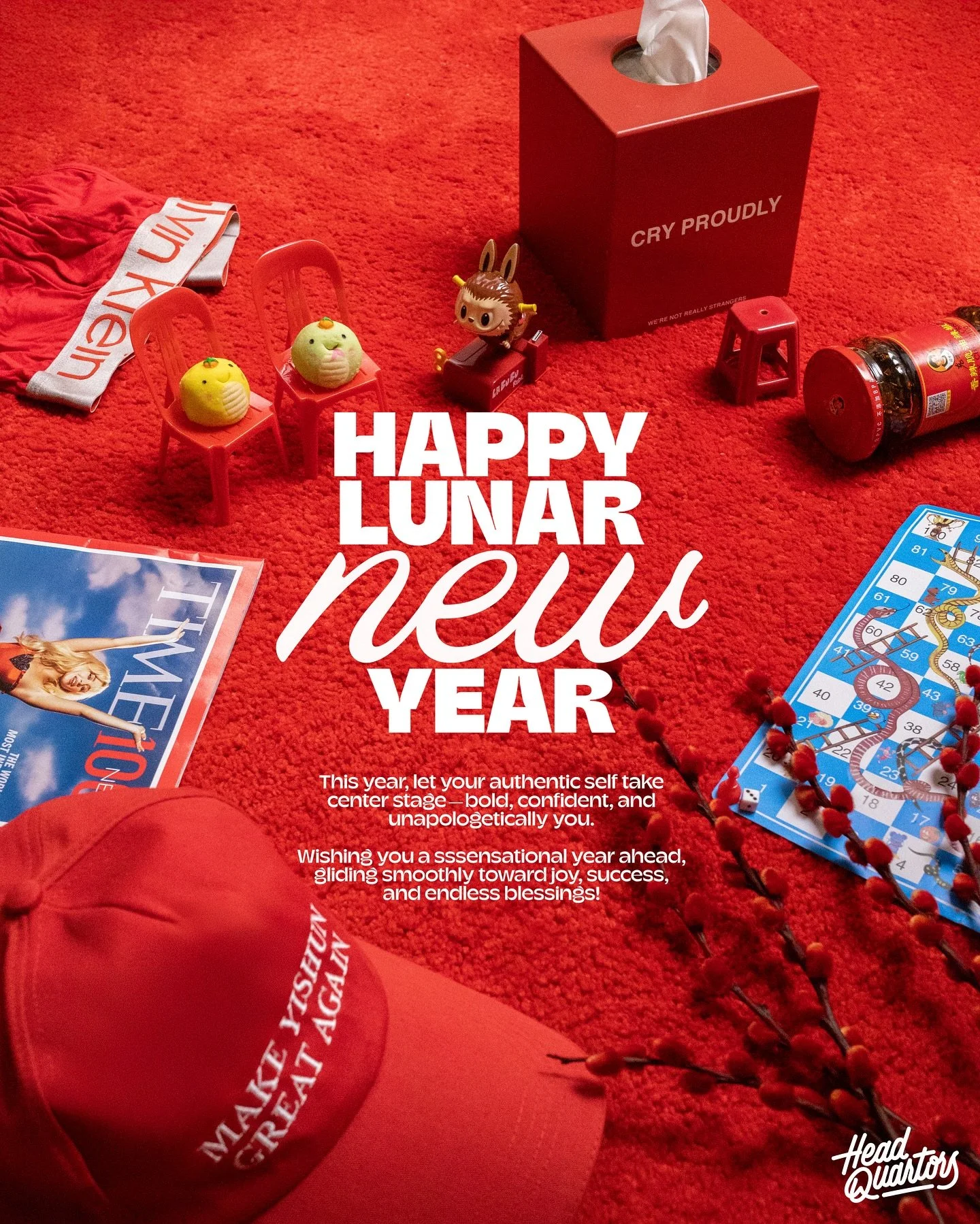 This year, let your authentic self take center stage&mdash;bold, confident, and unapologetically you. Wishing everyone a sssensational year ahead, gliding smoothly towards joy, success, and endless blessings! &hearts;️HQ