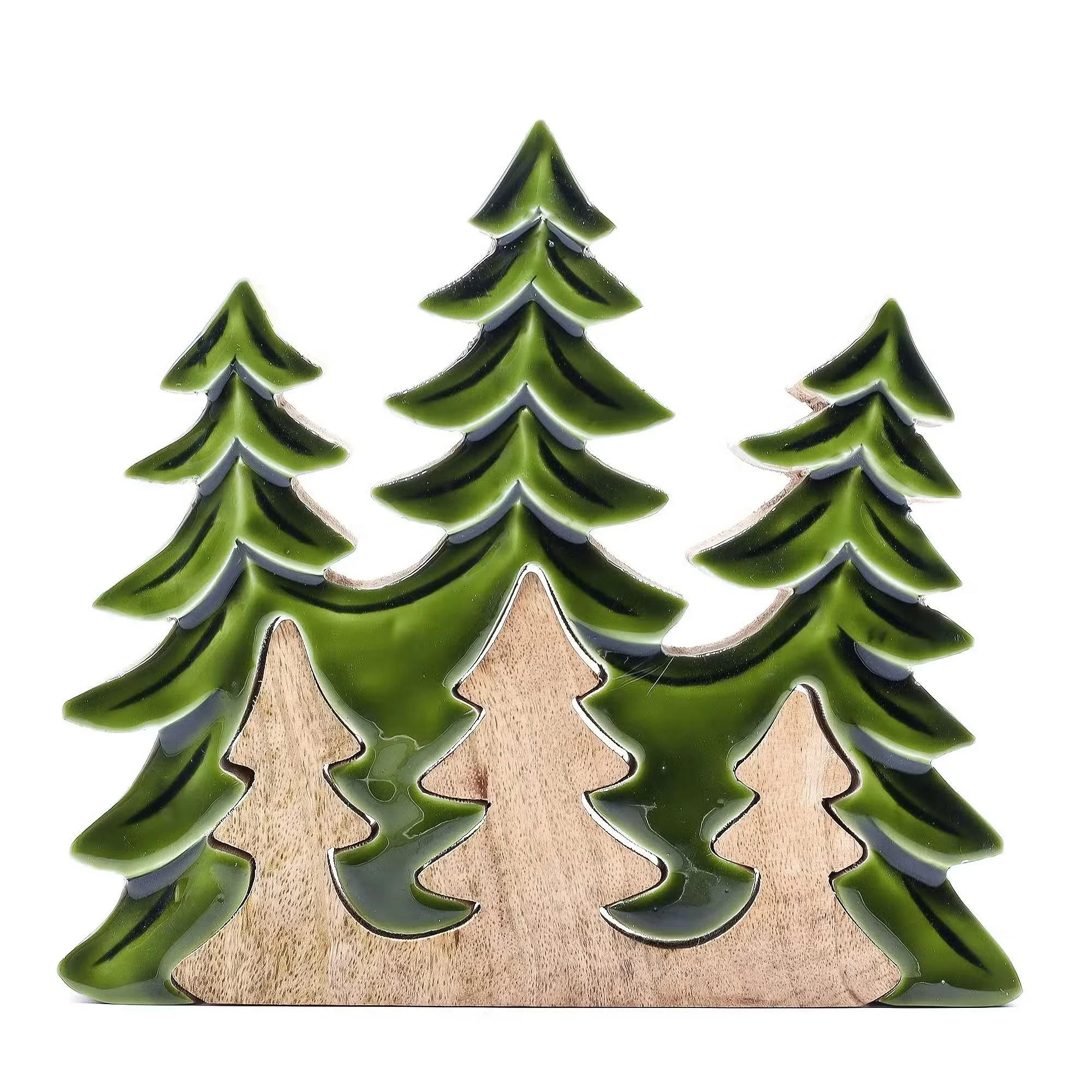 Lost in the Forest - Three Trees 3D Wooden Decoration