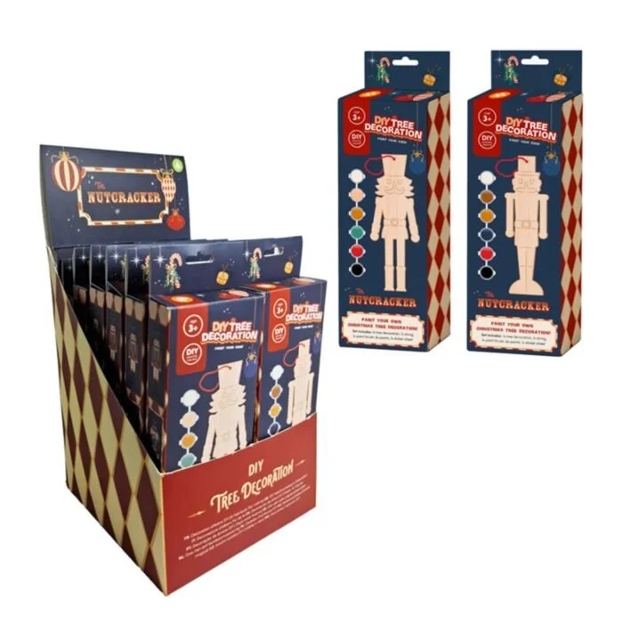 Christmas Nutcracker Paint Your Own 2D Wooden Decoration