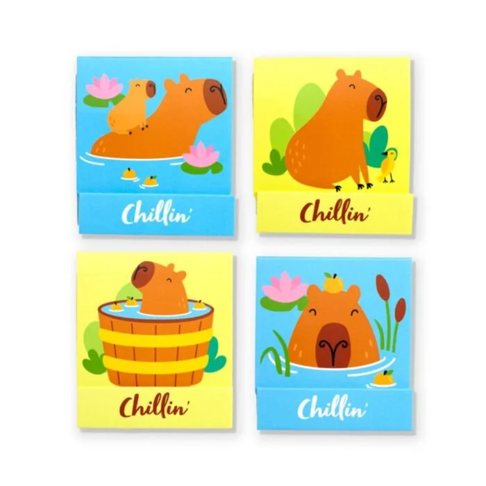 Capybara Nail File Matchbook