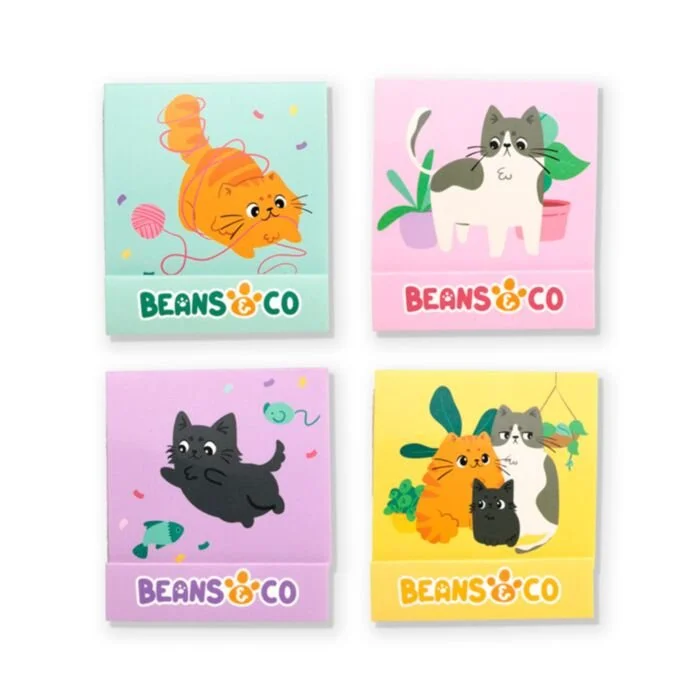 Beans & Co Cats Nail File Matchbook
