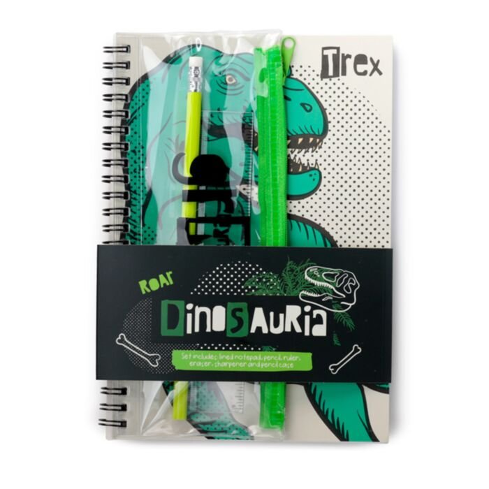 Dinosauria Spiral Bound A5 Lined Notebook