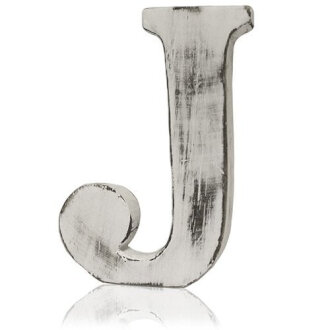 Shabby Chic Letter - J