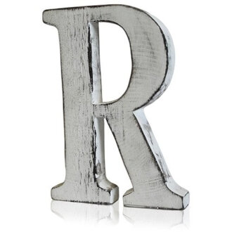 Shabby Chic Letter - R