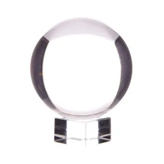 Crystal Ball on Stand - 80mm