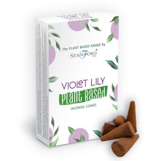 Plant Based Incense Cones - Violet Lily
