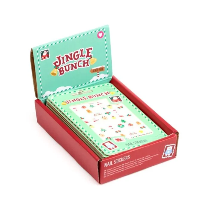 Jingle Bunch Christmas Self Adhesive Nail Stickers