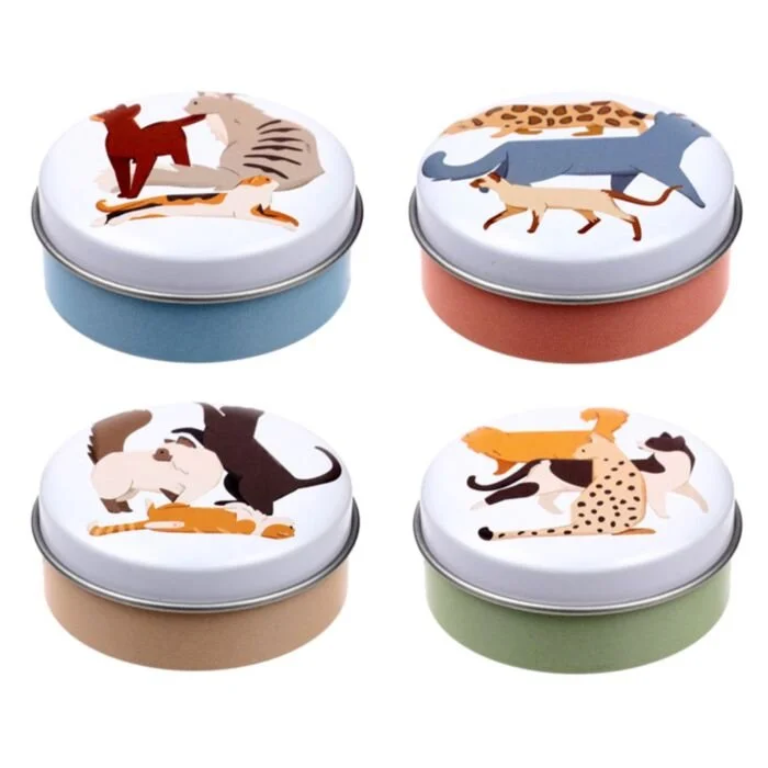 Feline Fine Cats Lip Balm in a Tin