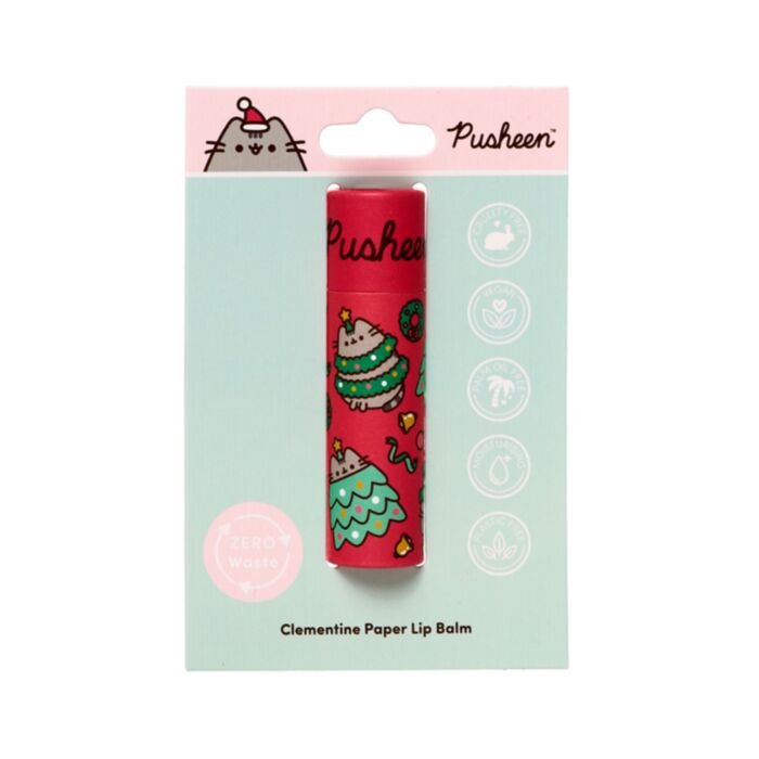 Christmas Pusheen the Cat Paper Stick Lip Balm