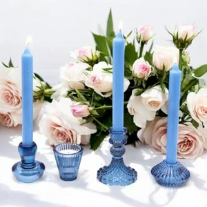 Glass Candle Holders