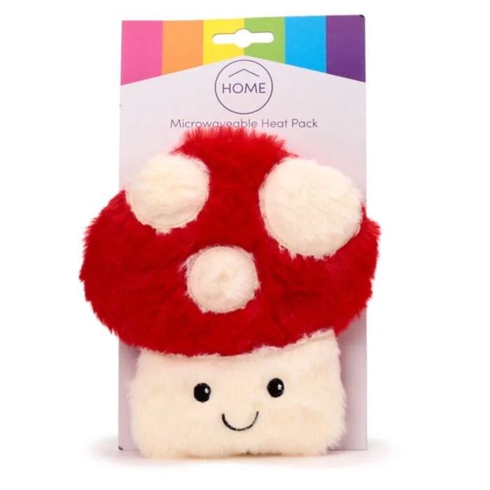 Toadstool Microwavable Plush Lavender Heat Pack