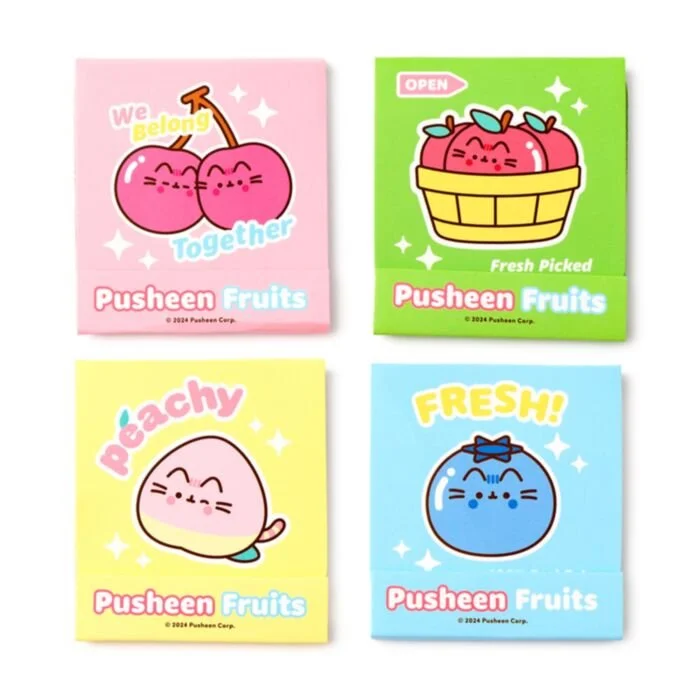 Pusheen the Cat Fruits Nail File Matchbook