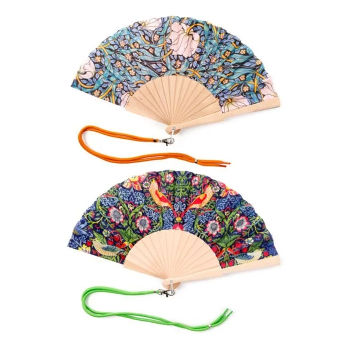 William Morris Folding Hand Fan