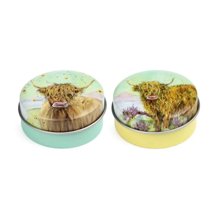 Jan Pashley Highland Coo Cow Lip Balm in a Tin