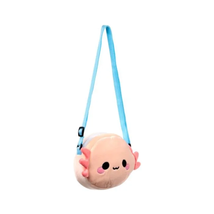 Adoramals Maddie the Axolotl Plush Cross-Body Bag
