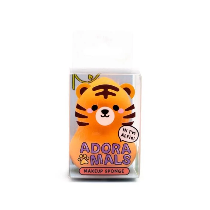 Adoramals Alfie the Tiger Make-up Blender Sponge