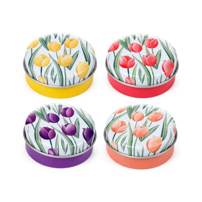 Tulips Lip Balm in a Tin