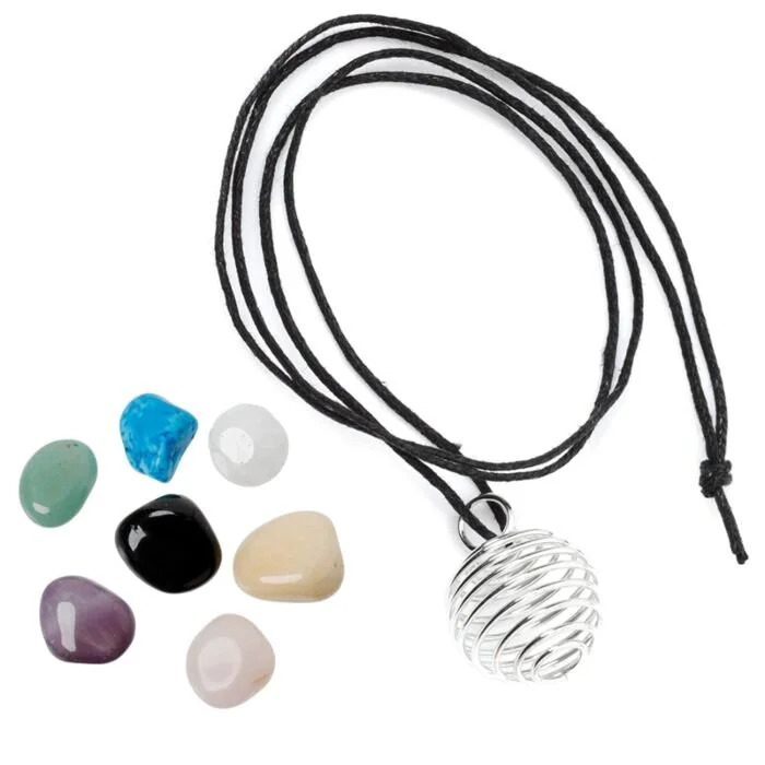 Gemstone Pendant Necklace Kit - Gemstones