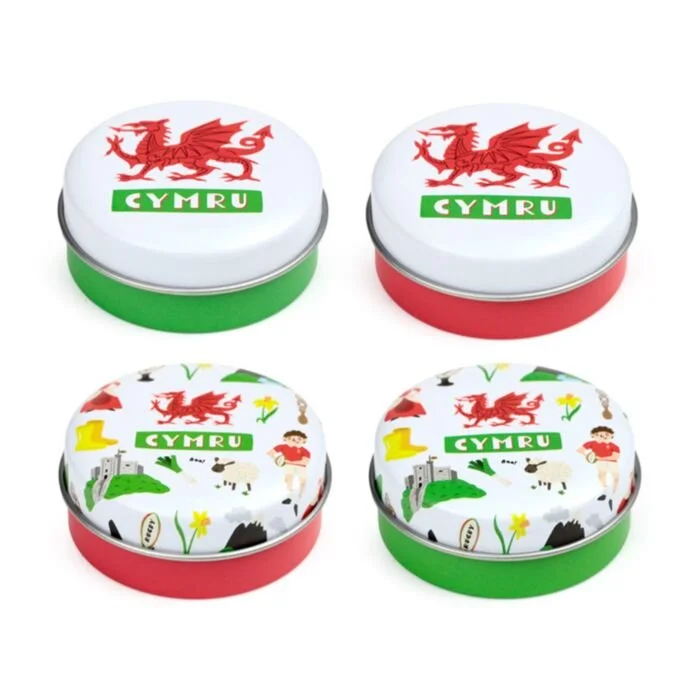 Welsh Dragon Wales (Cymru) Lip Balm in a Tin