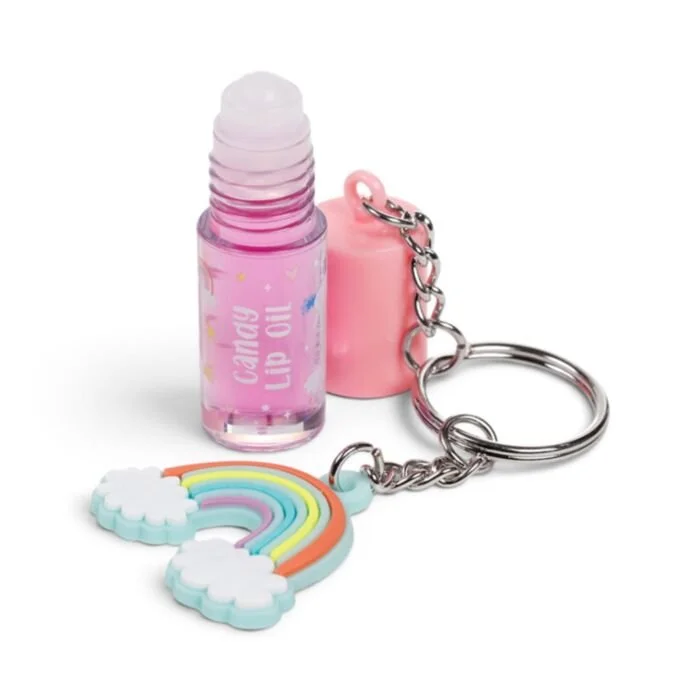 Unicorn Magic Candy Lip Oil Charm Keyring