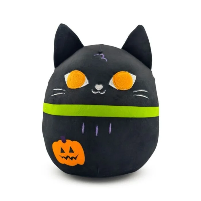 Spooky Black Cat Squidglys Plush Toy