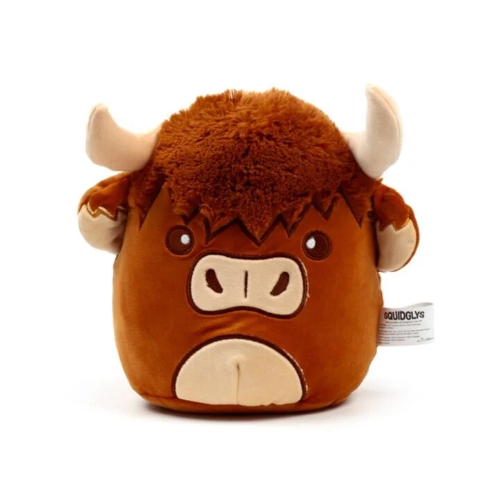 Highland Coo Cow Squidglys Plush Toy