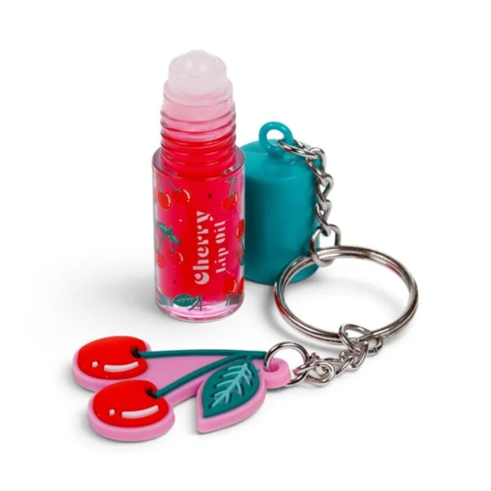 Cherry Lip Oil Charm Keyring