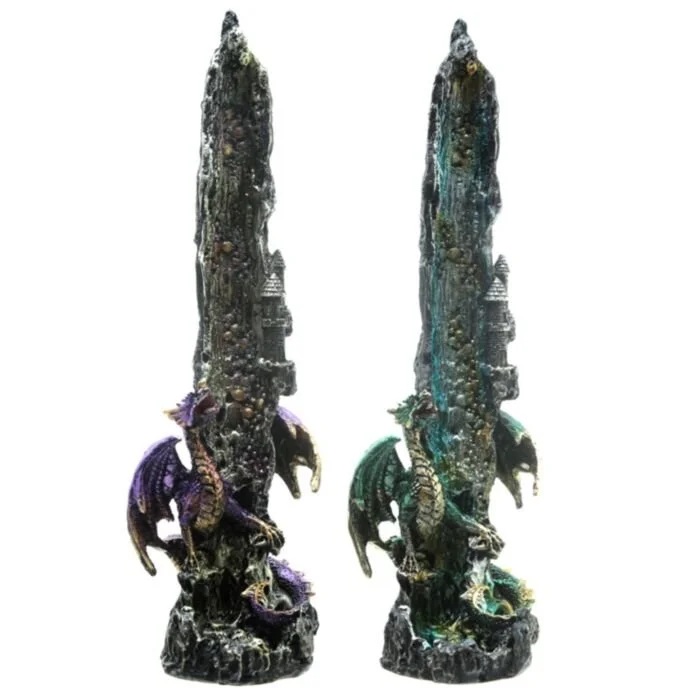 Decorative Incense Ash Catcher - Dragon Waterfall