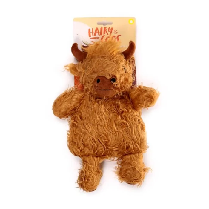 Highland Coo Cow Brown Nose Microwavable Plush Lavender Heat Pack