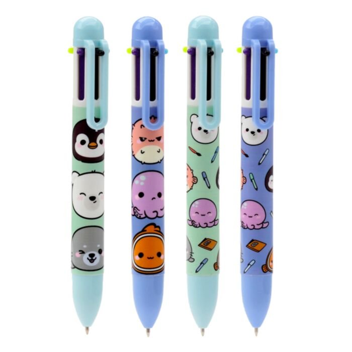 Adoramals Sealife Multi-Colour Pen (6 Colours)