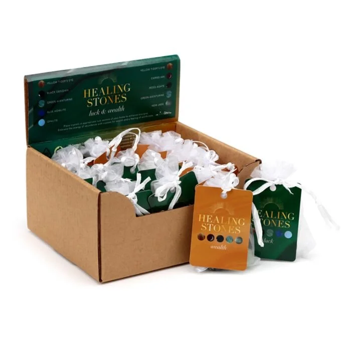 Healing Stones Set of 5 - Luck & Wealth