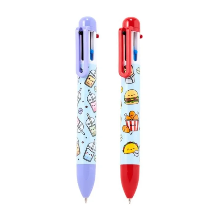 Foodiemals Multi-Colour Pen (6 Colours)