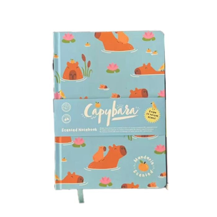 Capybara Recycled Paper A5 Lined Scented Notebook