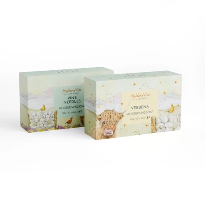 Jan Pashley Highland Coo Cow Handmade Soap Bar