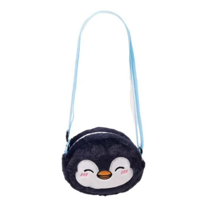 Adoramals Nico the Pengiun Plush Cross-Body Bag