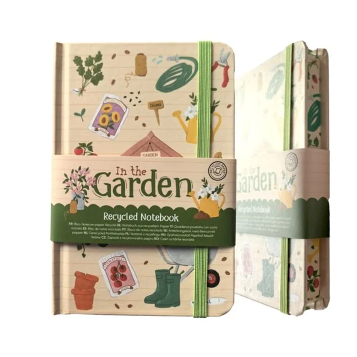 In the Garden Recycled Paper A6 Lined Notebook